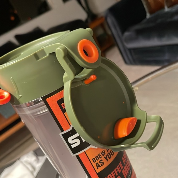 ☕️🫖NWT Rare Stanley Coffee & Tea Mug Tumbler 12 OZ with Drop Down Brewer - Picture 5 of 8